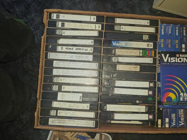 Videobanden VHS opneembaar, Cd's en Dvd's, VHS | Film, Gebruikt, Overige genres, Alle leeftijden, Ophalen