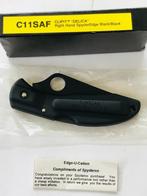 Spyderco C11SAF Delica Folding Knife Black Blade Vintage jar, Caravans en Kamperen, Kampeergereedschap, Nieuw