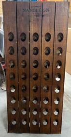 Authentieke Pupitre (Traditioneel Champagnerek) Houten, Ophalen, Zo goed als nieuw, 25 flessen of meer, 75 cm of meer