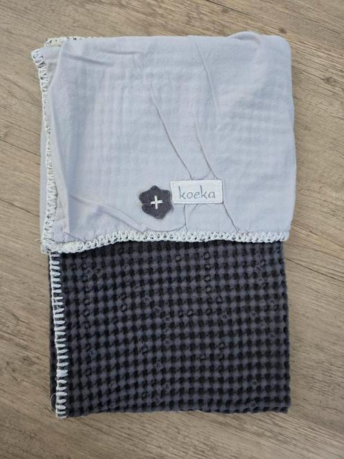 Koeka wiegdeken wafel / flanel 75 x 100 cm Antwerp TOG 0.5, Kinderen en Baby's, Dekens, Slaapzakjes en Inbakerproducten, Zo goed als nieuw