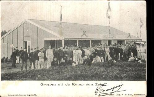 Zeist - Kamp - Cantine Wilhelmina, Verzamelen, Ansichtkaarten | Nederland, Gelopen, Utrecht, Voor 1920, Ophalen of Verzenden
