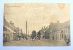 RIJEN, Dorpsstraat met volk, huifkar en militairen ca 1910., Ophalen of Verzenden, Voor 1920, Gelopen, Noord-Brabant