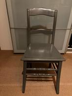 4 keukenstoelen, Huis en Inrichting, Ophalen, Gebruikt, Vier, Grijs