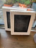 Krijtborden twee stuks VERKOCHT, Minder dan 50 cm, Gebruikt, 50 tot 75 cm, Ophalen of Verzenden