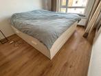 Ikea Brimnes bed met opbergruimte, Ophalen, Gebruikt, Wit, Tweepersoons