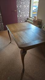Vintage Uitschuifbare Houten Eettafel, Huis en Inrichting, Tafels | Eettafels, Ophalen, Gebruikt, 50 tot 100 cm, 150 tot 200 cm