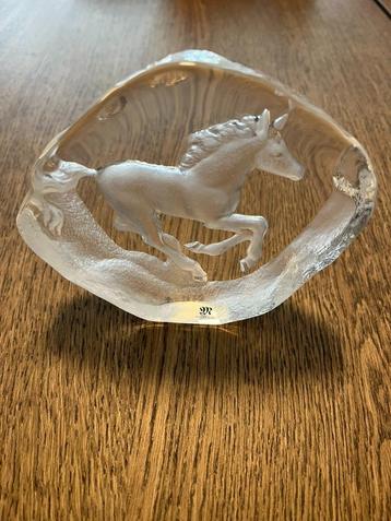 Mats Jonasson Kristallen Paardensculptuur beschikbaar voor biedingen