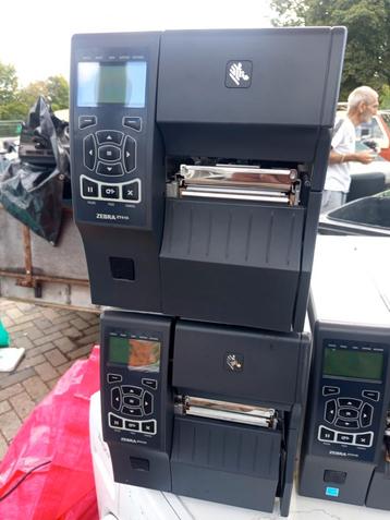 Partij van 3 Zebra ZT410 thermische labelprinters te koop. beschikbaar voor biedingen