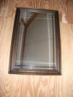 grote spiegel in houten lijst, Ophalen, Zo goed als nieuw, Minder dan 100 cm, Rechthoekig