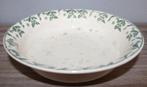 SALE antieke schaal met groen decor, Ophalen of Verzenden