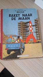 Kuifje Raket naar de maan 1e druk harde kaft, Gelezen, Eén stripboek, Ophalen of Verzenden, Hergé