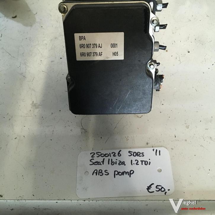 Seat Ibiza 2011 1.2 tdi  5drs 2500126 ABS Pomp 6R0 907 379 A, Auto-onderdelen, Remmen en Aandrijving, Gebruikt, Ophalen of Verzenden