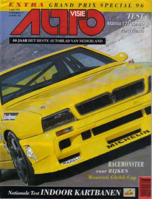 Autovisie 5 1996 : VW Bus T4 - Golf VR6 - Fiat Barchetta, Boeken, Auto's | Folders en Tijdschriften, Gelezen, Algemeen, Ophalen of Verzenden