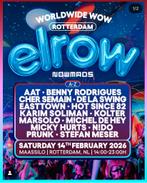 2 tickets Elrow Rotterdam 14 februari, Twee personen, Februari
