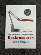 Maarten van Ven - Deskresearch, Ophalen of Verzenden, Zo goed als nieuw, Maarten van Ven; Kees Westerkamp, Nederlands