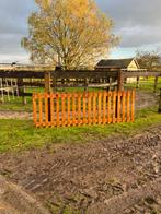 Houten Tuinhek / afrastering, Tuin en Terras, Ophalen, Zo goed als nieuw, Hout, Tuinhek