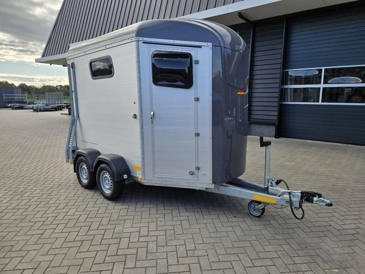 Bockmann Portax Esprit ECO 2024 DEMO, Dieren en Toebehoren, Paarden en Pony's | Trailers en Aanhangwagens, Nieuw, 2-paards trailer