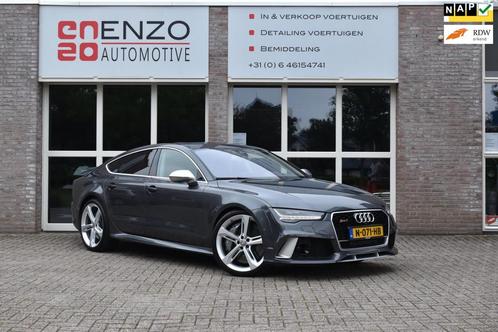 Audi RS7 Sportback 4.0 TFSI quattro Pro Line Plus|Vol|Cerami, Auto's, Audi, Bedrijf, Te koop, RS7, 360° camera, 4x4, ABS, Achteruitrijcamera