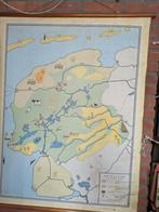 Oude schoolkaart van Friesland, Ophalen of Verzenden, Aardrijkskunde