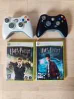 Xbox 360 controllers en twee Harry Potter spellen, Avontuur en Actie, 2 spelers, Ophalen of Verzenden, Zo goed als nieuw