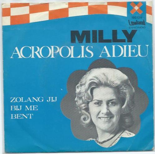 Milly- Acropolis Adieu, Cd's en Dvd's, Vinyl | Nederlandstalig, Gebruikt, Levenslied of Smartlap, Verzenden