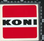 Sticker: Koni (Vierkant - Rood), Ophalen of Verzenden, Zo goed als nieuw, Auto of Motor