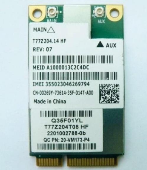 Dell Draadloze DW5630 E396 PCI-E wwan-kaar, Computers en Software, Netwerkkaarten, Nieuw, Intern, Ophalen of Verzenden