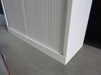 ZGAN witte roldeurkast / kantoorkast / archiefkasten + slot, Gebruikt, 100 tot 150 cm, Onbkend, Onbekend