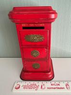Vintage Britse spaarpot brievenbus, Ophalen of Verzenden, Gebruikt, Metaal of Blik, Overige thema's