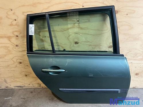 RENAULT MEGANE 2 groen TED97 rechts achter deur portier 2001, Auto-onderdelen, Carrosserie en Plaatwerk, Deur, Renault, Gebruikt