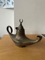 zware koperen olielamp (Aladdin), Ophalen of Verzenden, Koper