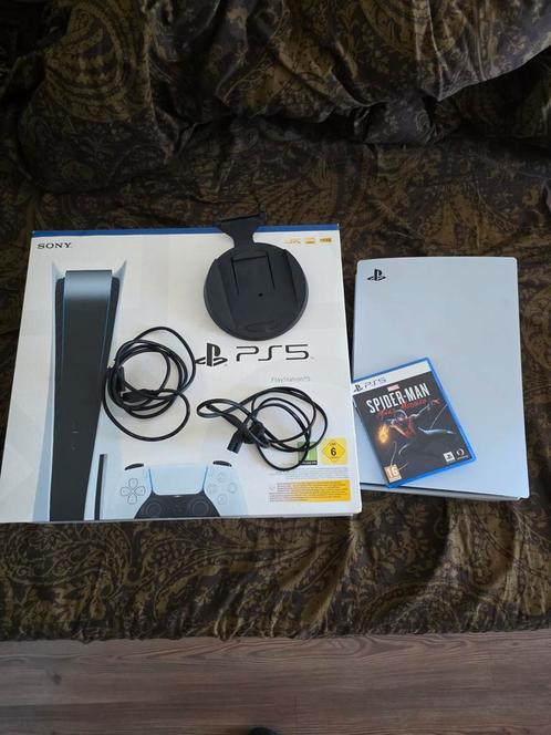 PS5 Disc edition + 2TB M.2 SSD, Spelcomputers en Games, Spelcomputers | Sony PlayStation 5, Zo goed als nieuw, Ophalen of Verzenden