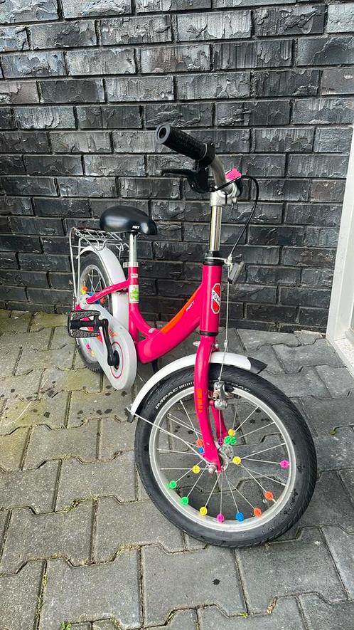 Puky meisjesfiets roze 16 inch, Fietsen en Brommers, Fietsen | Kinderfietsjes, Gebruikt, 16 tot 20 inch, Ophalen