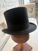 Hoge herenhoed zwart, Kleding | Heren, Hoeden en Petten, Ophalen, Gedragen, 57 cm (M, 7⅛ inch) of minder, Hoed