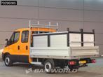 Iveco Daily 35S15 3.0L Open Laadbak Dubbel Cabine 150PK 3,5t, Stof, Gebruikt, Euro 6, Bedrijf