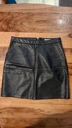 Zwarte Costes rok - Maat XS -  faux leather, Maat 38/40 (M), Zwart, Ophalen of Verzenden, Zo goed als nieuw