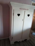 Charmante brocante kast met hartjes, Gebruikt, 25 tot 50 cm, Brocante, Overige houtsoorten