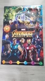 poster Avengers Infinity War, Verzamelen, Posters, Gebruikt, Rechthoekig Staand, Film en Tv, Ophalen