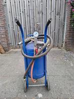 40l mobiele zandstraalketel, Ophalen, Zo goed als nieuw