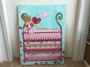 Prachtig schilderij voor op een meisjes ( baby) kamer beschikbaar voor biedingen