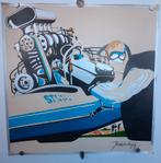 Originele poster Jack De Rijk (zeefdruk?), Verzamelen, Posters, Verzenden, A1 t/m A3, Reclame, Rechthoekig Staand