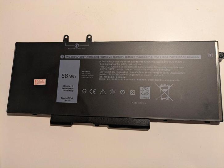 Nieuwe Dell 4GVMP accu, Computers en Software, Accu's en Batterijen, Zo goed als nieuw, Ophalen of Verzenden