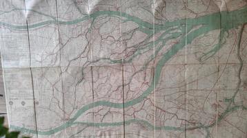 ANWB Waterkaart Biesbosch 1936 beschikbaar voor biedingen