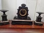 Prachtige marmeren schoorsteenklok, Antiek en Kunst, Ophalen