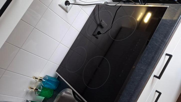 pelgrim inductie kookplaat, Witgoed en Apparatuur, Kookplaten, Gebruikt, Inbouw, Inductie, 4 kookzones, Ophalen