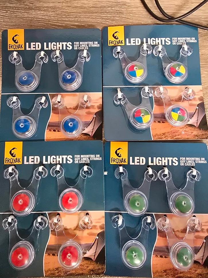 Froyak LED Lampjes - Nieuw in verpakking! 4 sets, Caravans en Kamperen, Kampeeraccessoires, Nieuw, Ophalen of Verzenden