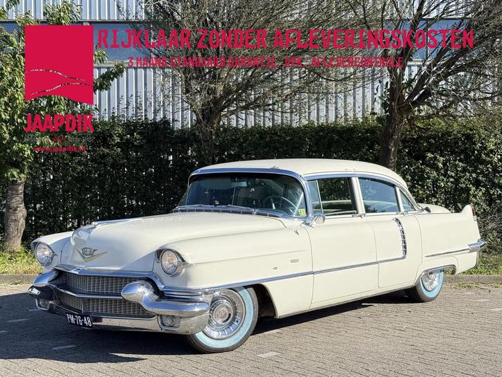 Cadillac SERIES 62 SEDAN BWJ 1956 365 CUI / 6.0L V8 ELEK. RA, Auto's, Oldtimers, Bedrijf, Te koop, Airconditioning, Elektrische stoelverstelling