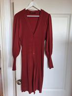 Expresso Rode Lange Jurk met Ceintuur - Maat L, Expresso, Maat 42/44 (L), Ophalen of Verzenden, Zo goed als nieuw