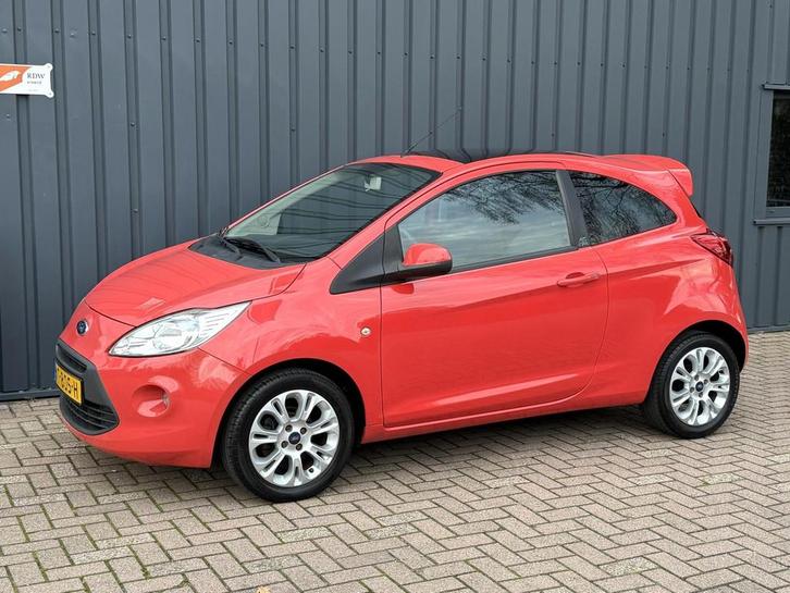 Ford Ka 1.2 Titanium AIRCO!/ONDERHOUDEN!/APK!/PDC!/DAKRAAM!/, Auto's, Ford, Bedrijf, Te koop, Ka, ABS, Airbags, Airconditioning