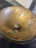2 st Buru waskom Forest & Fall gehard glas, bronskleurig, Ophalen, Minder dan 50 cm, Zo goed als nieuw, Minder dan 25 cm